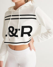 L1fe & Ranch - L&R Original Women's Print Cropped Hoodie