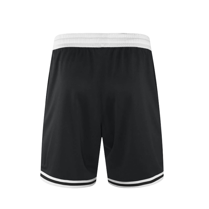 L1fe & Ranch - Classic Stripe Trim Zip Pocket Basketball Shorts - 160 GSM