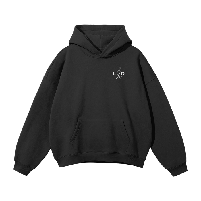 L1fe & Ranch - Unisex Barnwear Oversized Solid Color Fleece Hoodie