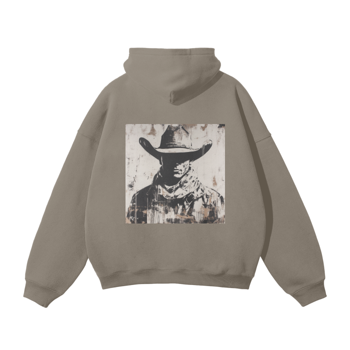 L1fe & Ranch - Unisex Barnwear Oversized Solid Color Fleece Hoodie