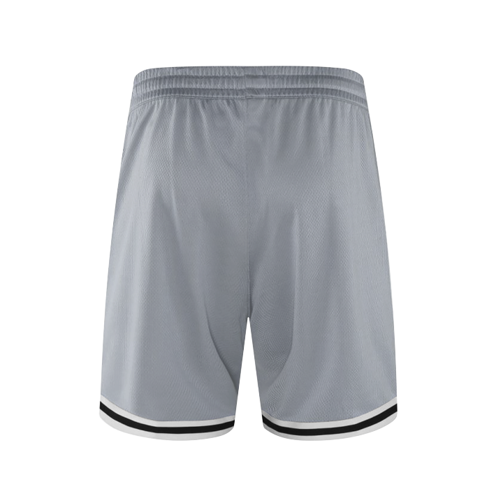 L1fe & Ranch - Classic Stripe Trim Zip Pocket Basketball Shorts - 160 GSM